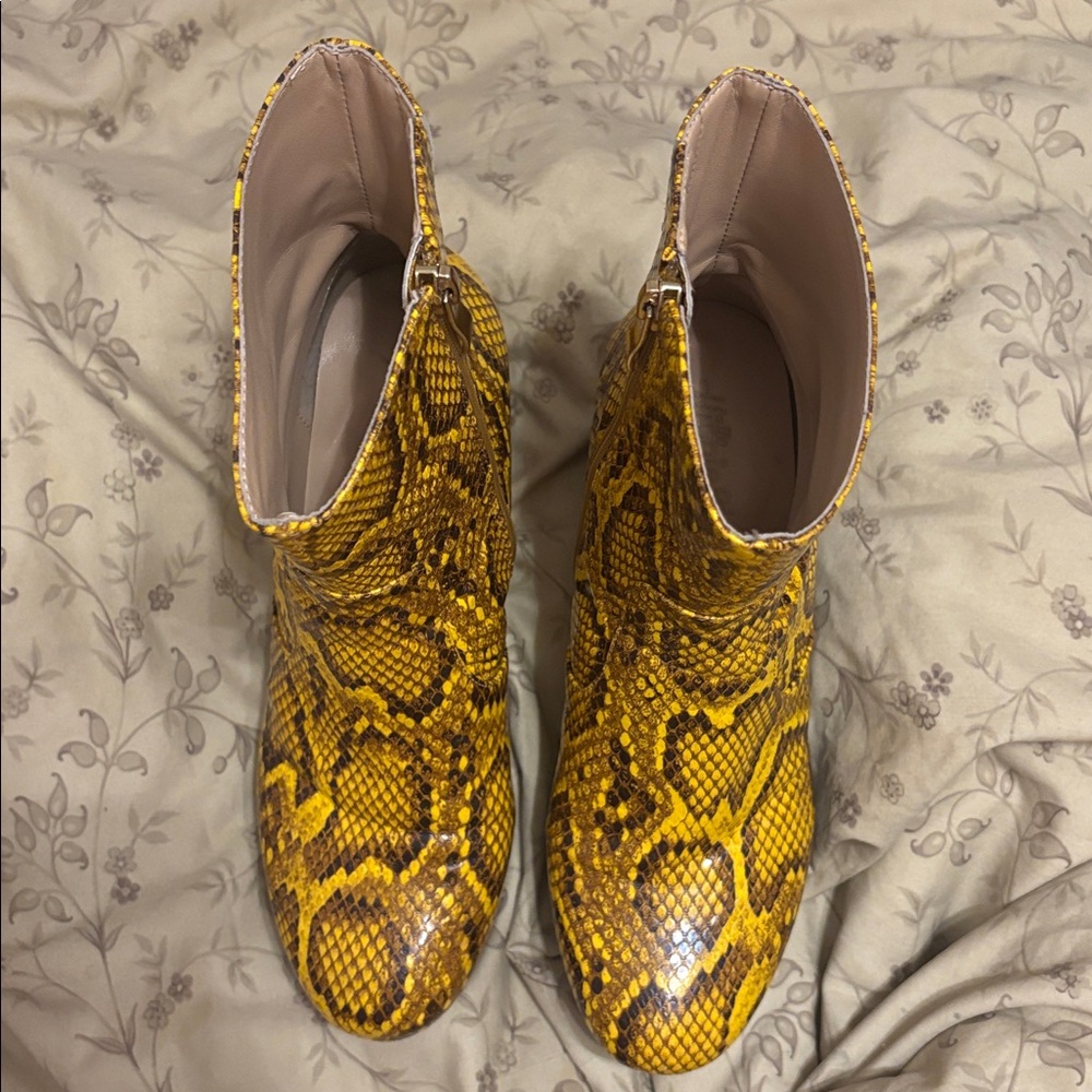 The Hippie Shake Rad Snakeskin Platform Boots